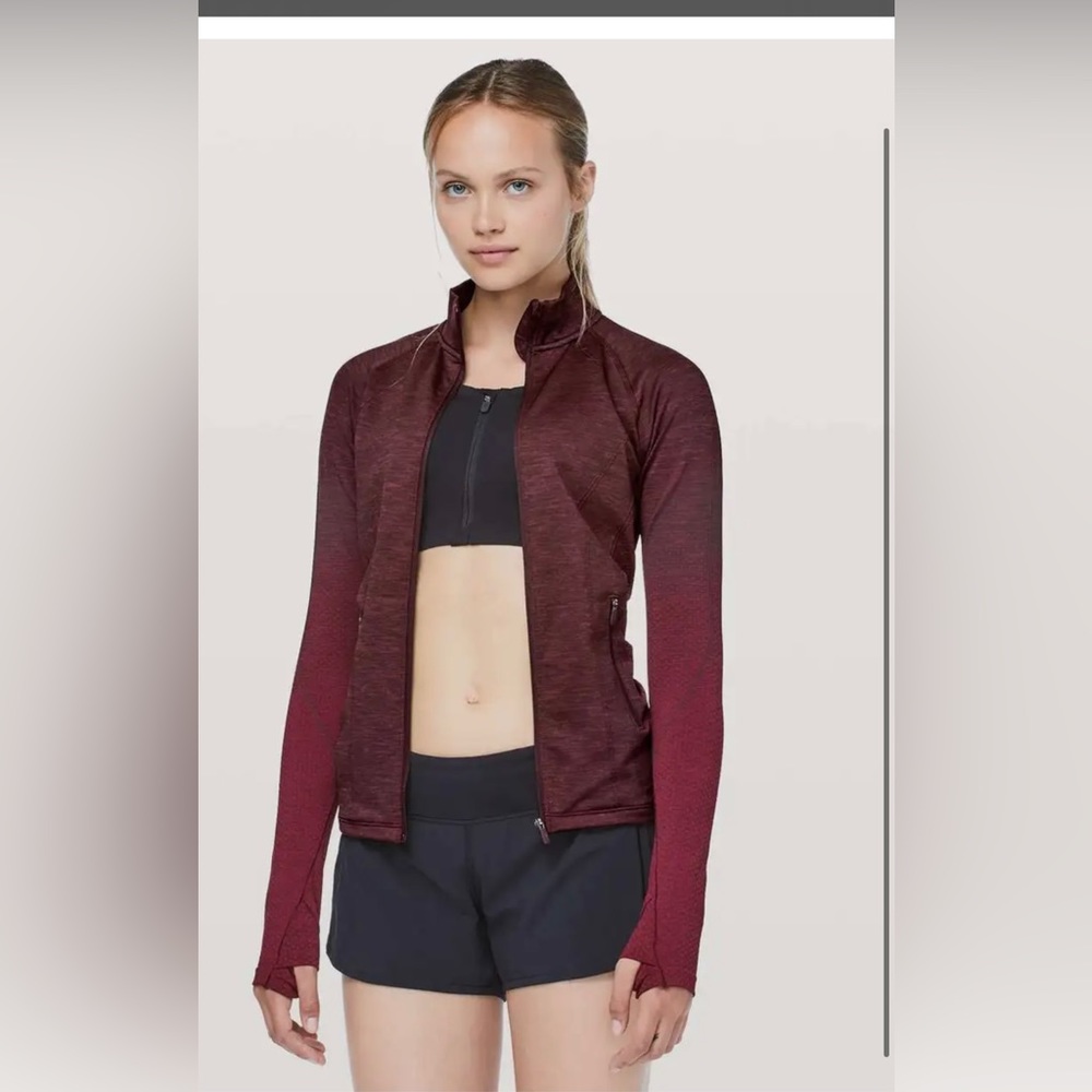 Lululemon ready to run jacket evanescent